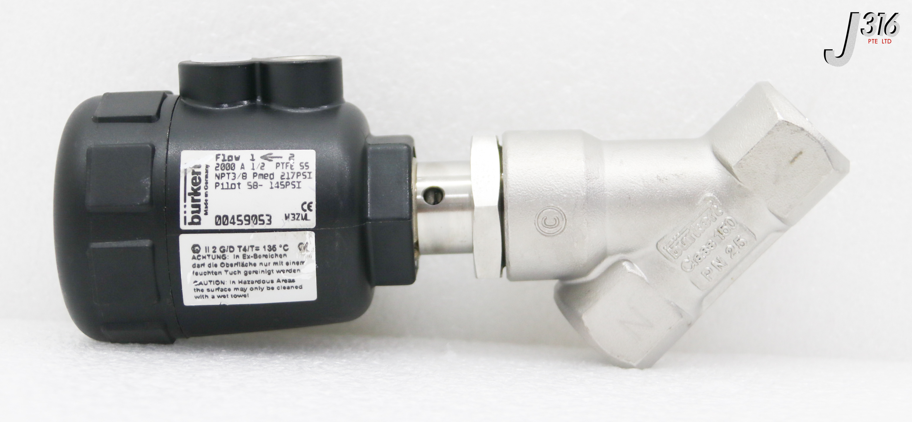 その他 D 38789 BURKERT ANGLE-SEAT VALVE 3/8